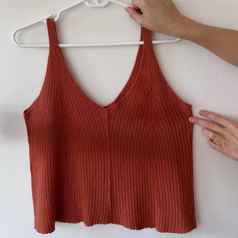Rust Red Tank from Amsterdam Boutique